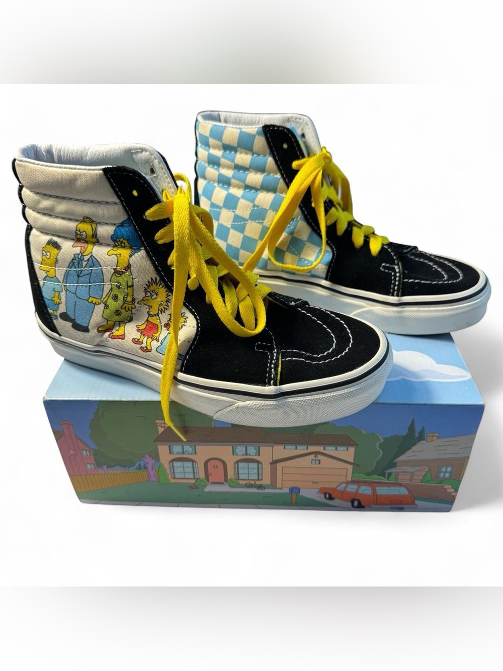Vans The Simpsons Sk8-Hi Family 1987-2020 High Top Sneakers Women’s Size 5 Y2K